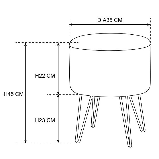 OTVÁRACIA PUFA LILI MODRÁ