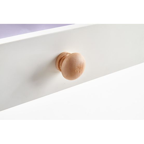 Písací stôl B34 - biely/dub sonoma