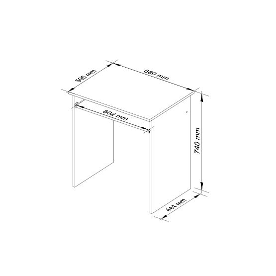 PÍSACÍ STÔL STAR WENGE