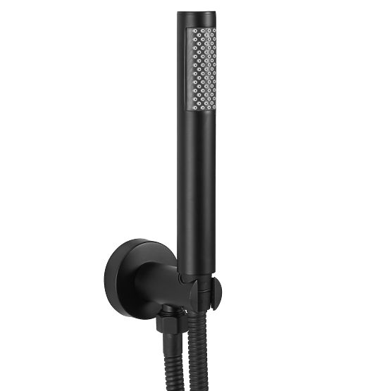 Podomietková sprchová sada s termostatom LUNGO Čierna + BOX