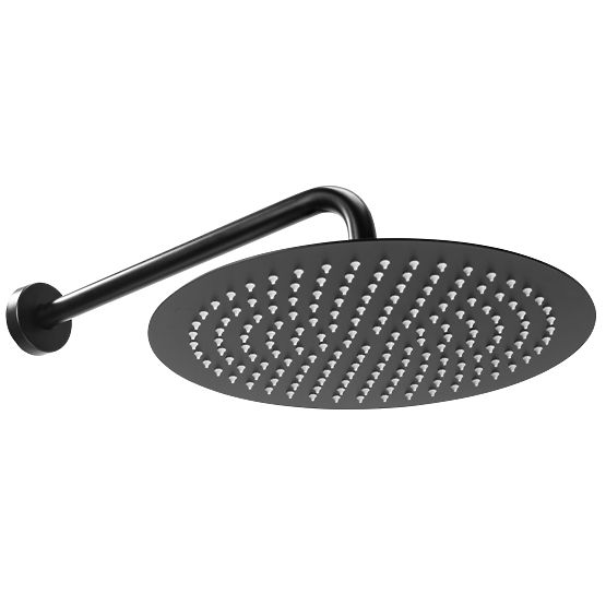 Podomietková sprchová sada s termostatom LUNGO Čierna + BOX