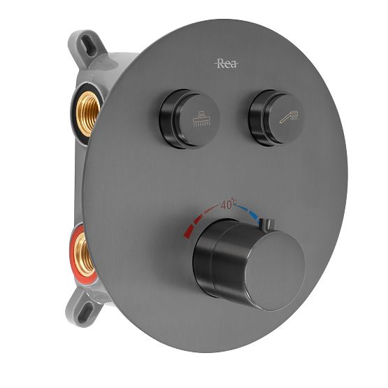 Podomietková sprchová sada s termostatom Rea Lungo Titan + BOX