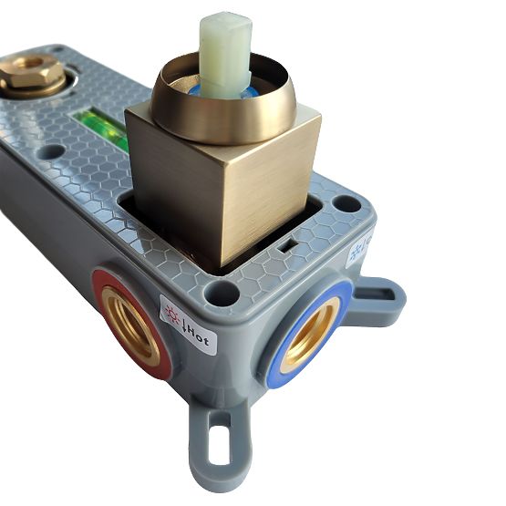 Podomietková Umývadlová Batéria REA Joe Zlatá Kartáčovaná