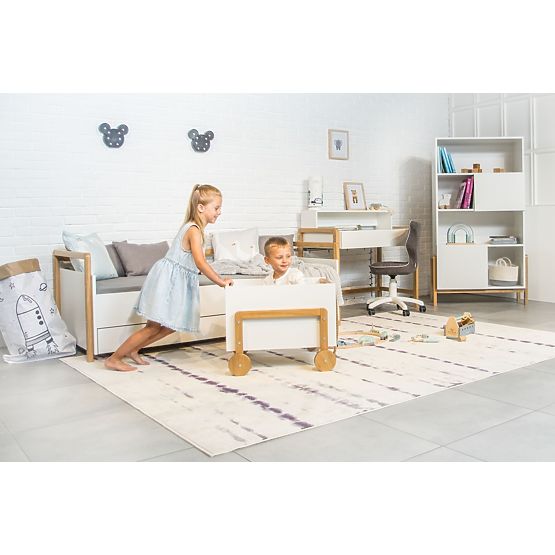 Policový regál Viktor - biely