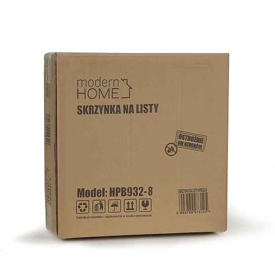 Poštová schránka listy noviny pozinkovaná oceľ ModernHome