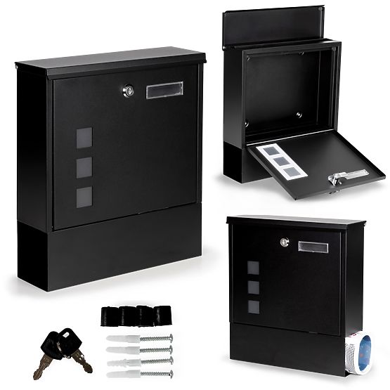 Poštová schránka na listy a letáky s novinovým držiakom