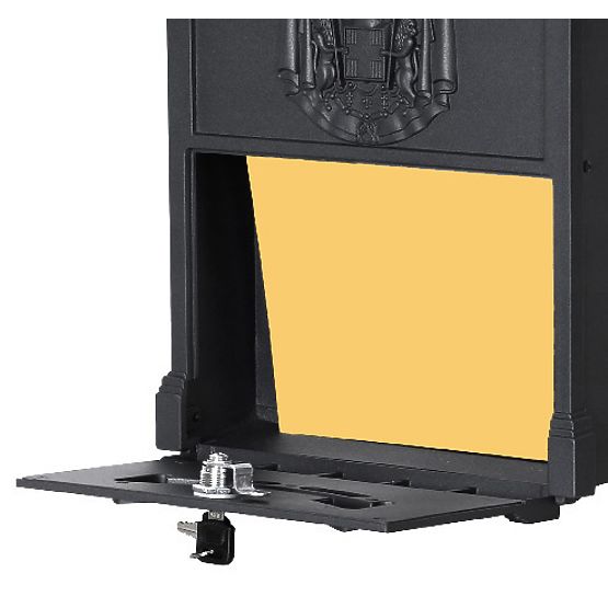 Poštová schránka na listy Amund čierna