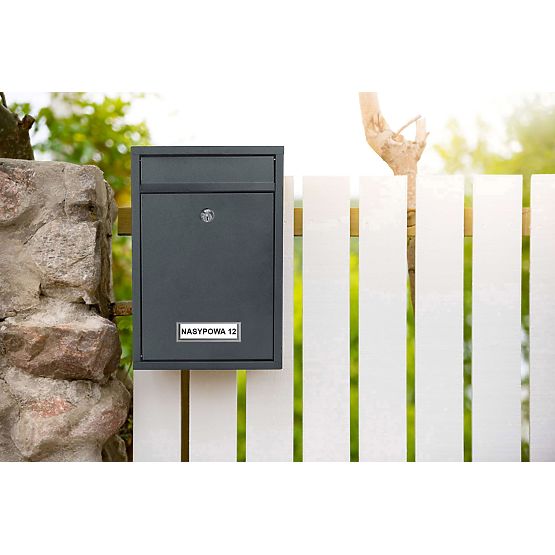 Poštová schránka na listy Gustav antracit