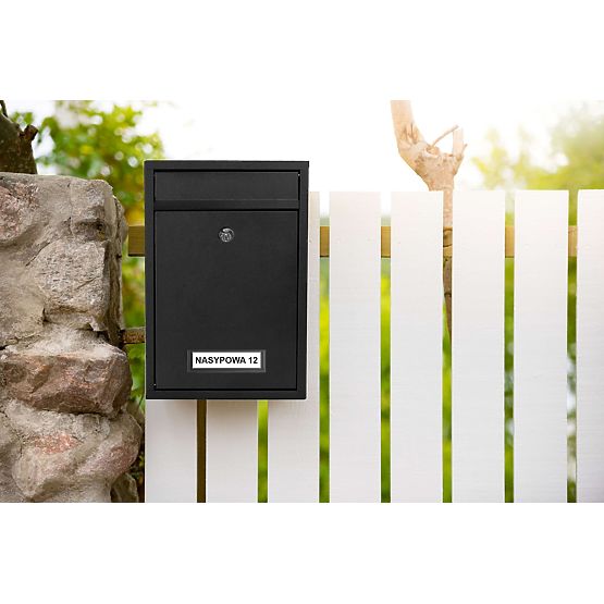 Poštová schránka na listy Gustav čierna