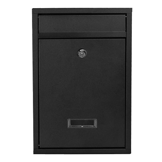 Poštová schránka na listy Gustav čierna