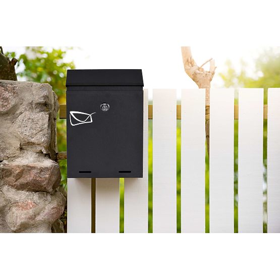Poštová schránka na listy Odvin čierna