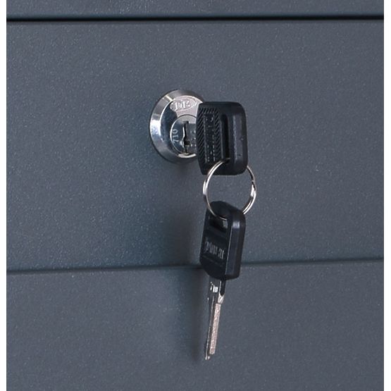 Poštová schránka na listy Vidar antracit s nápismi