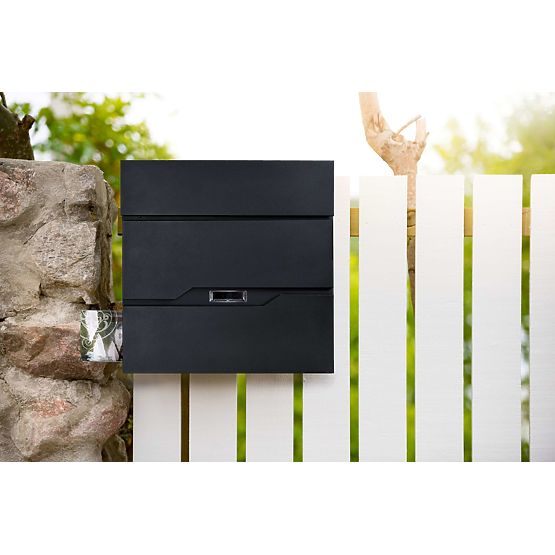 Poštová schránka na listy Vidar čierna
