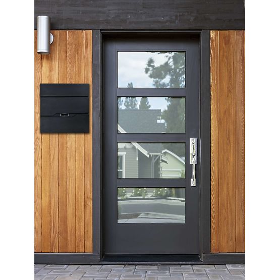 Poštová schránka na listy Vidar čierna