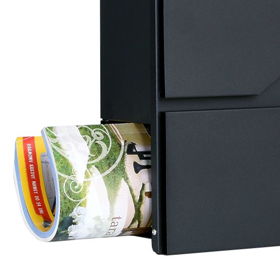 Poštová schránka na listy Vidar čierna