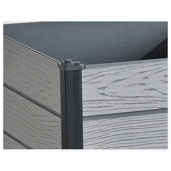 Praktický záhradný kvetináč Štvorcový obal na kvety 73x73x70,5 cm