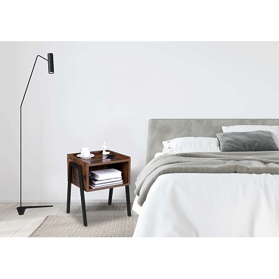 Priemyselná loftová skrinka Skive Rustic starožitný dub