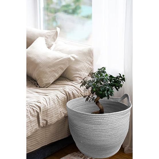 Prírodné koše BOHO - sada 3 ks