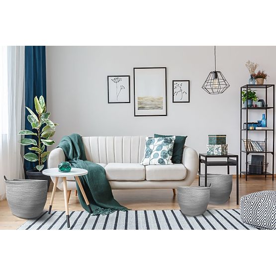 Prírodné koše BOHO - sada 3 ks