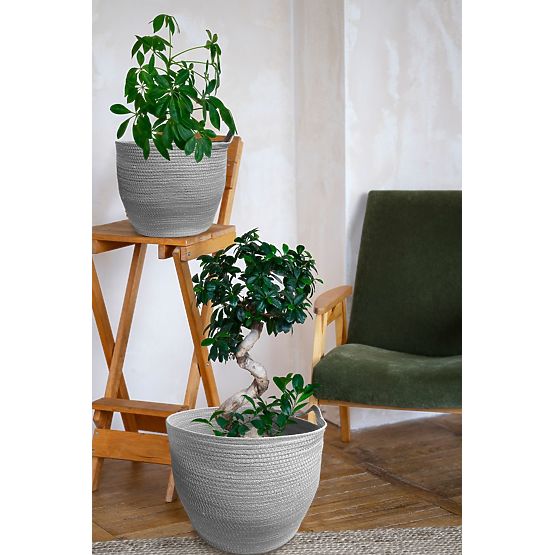 Prírodné koše BOHO - sada 3 ks