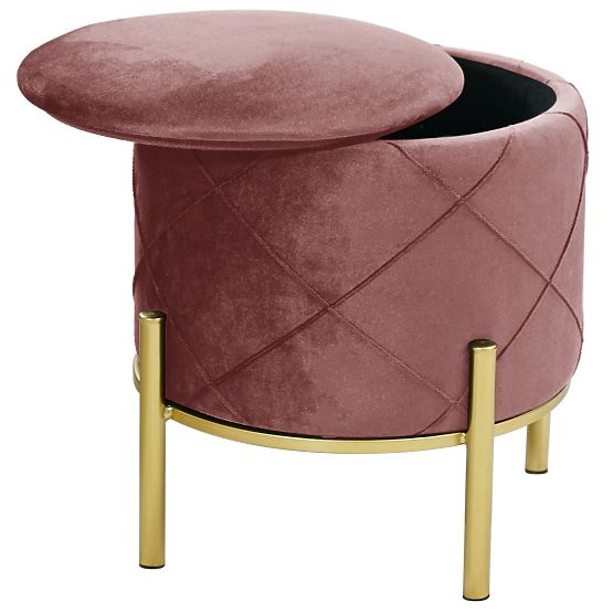 PUF SAVANA PUDROVÁ RUŽOVÁ