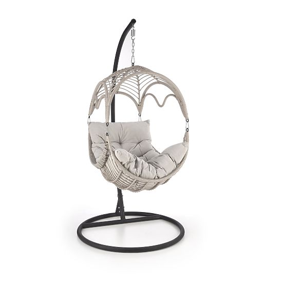 RASMUS záhradné kreslo, svetlosivá (3p=1ks)