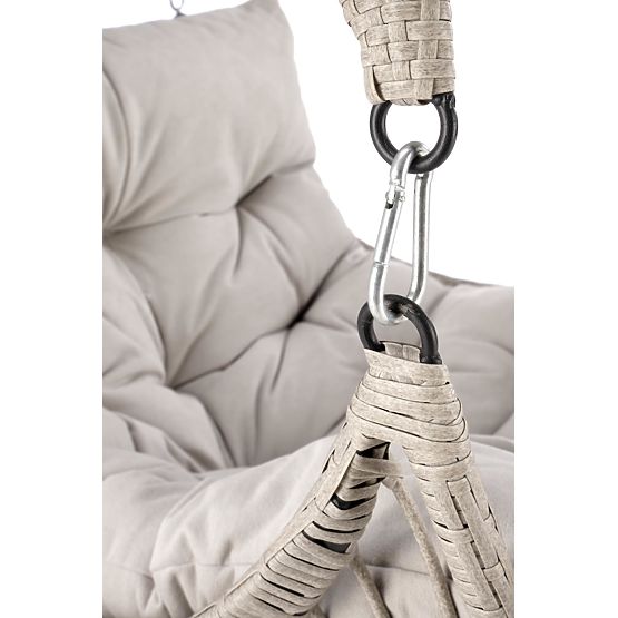 RASMUS záhradné kreslo, svetlosivá (3p=1ks)