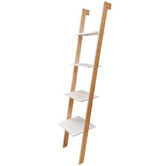 Rebríkový regál Scandi Bamboo
