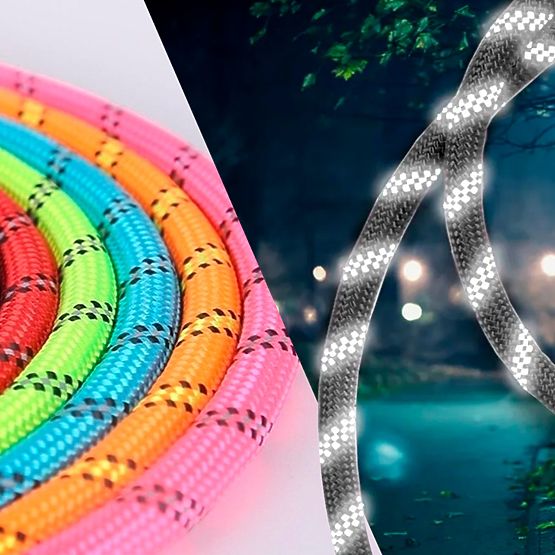 Reflexné vodítko a obojok pre psa PJ-037 modrý