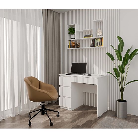 Regál BILBAO 4P BIELY