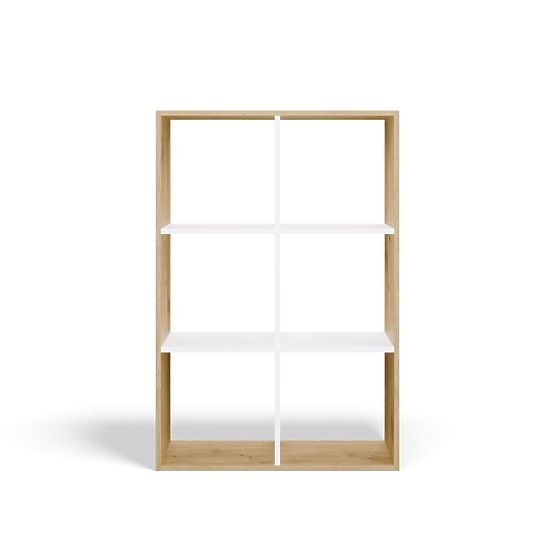 Regál Malax 2X3 DUB ARTISAN BIELY