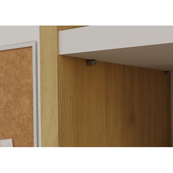 Regál Onyx R80 DUB ARTISAN BIELA