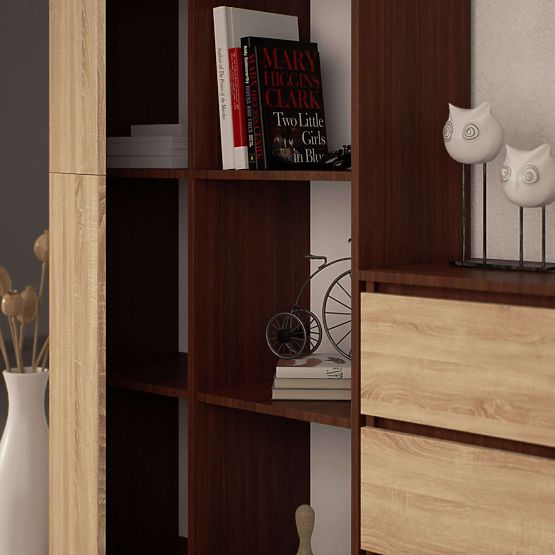 REGÁL R80 1D 4P CLP WENGE / SONOMA