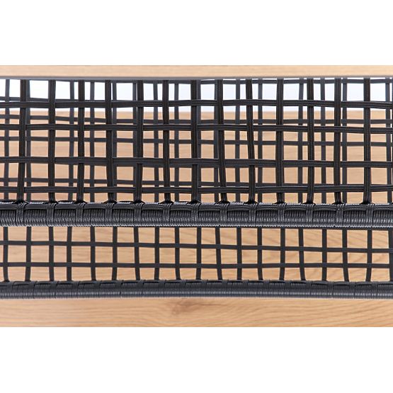 Regál REG-21 - zlatý dub/čierny