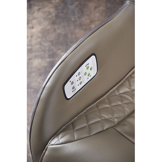 Relaxačné kreslo DOPIO s masážnou funkciou béžové