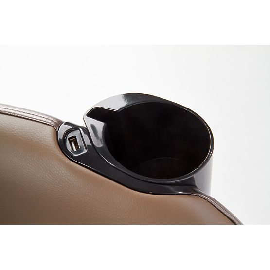 Relaxačné kreslo DOPIO s masážnou funkciou béžové