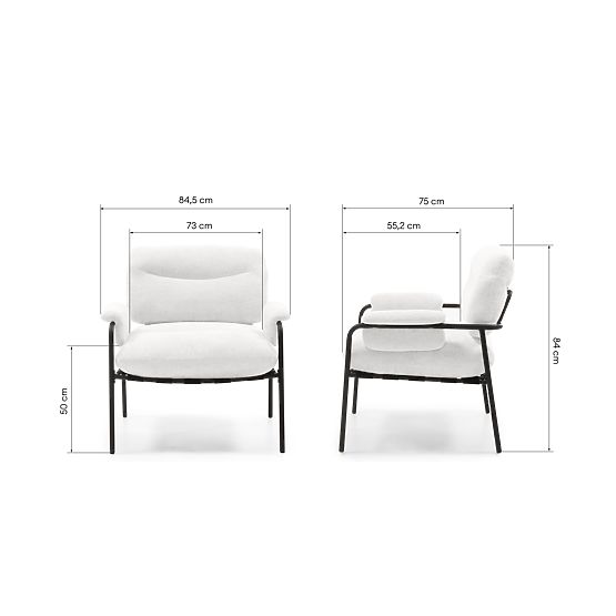 Relaxačné kreslo Inverno ecru