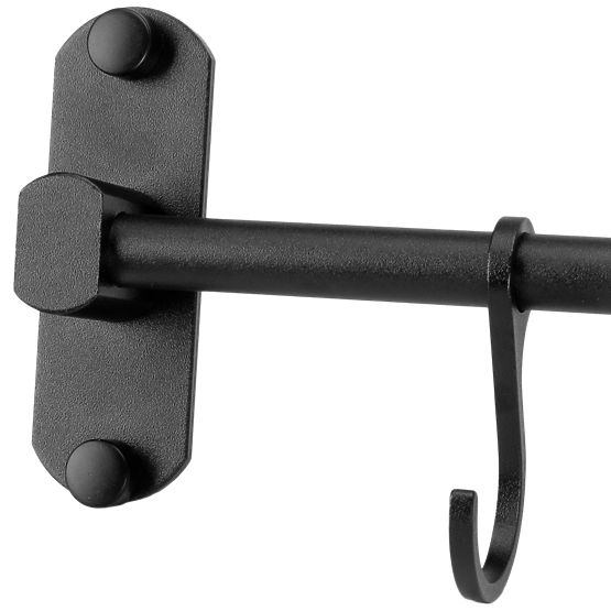 Reling do kuchyne a kúpeľne SIVAS čierny