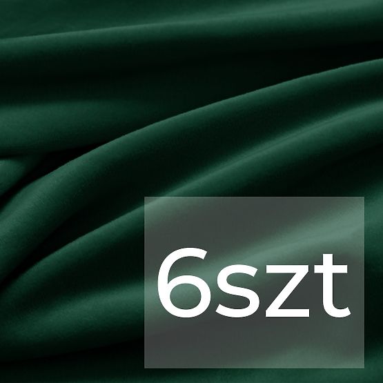 RESTILO poťah na stoličku SENTO farba fľašková zelená hladký klasický štýl