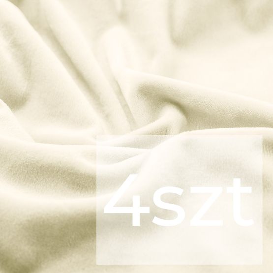 RESTILO poťah na stoličky SENTO farba krémová hladký klasický štýl