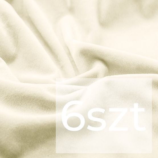 RESTILO poťah na stoličky SENTO farba krémová hladký klasický štýl