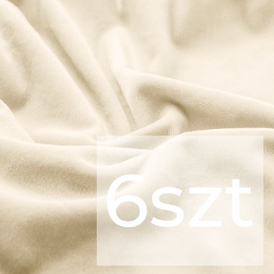 RESTILO poťah na stoličky SENTO farba svetlo béžová hladký klasický štýl