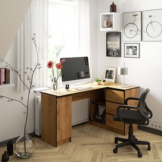 ROHOVÝ STÔL B20 CLP PRAVOSTRANNÝ PK DUB CRAFT