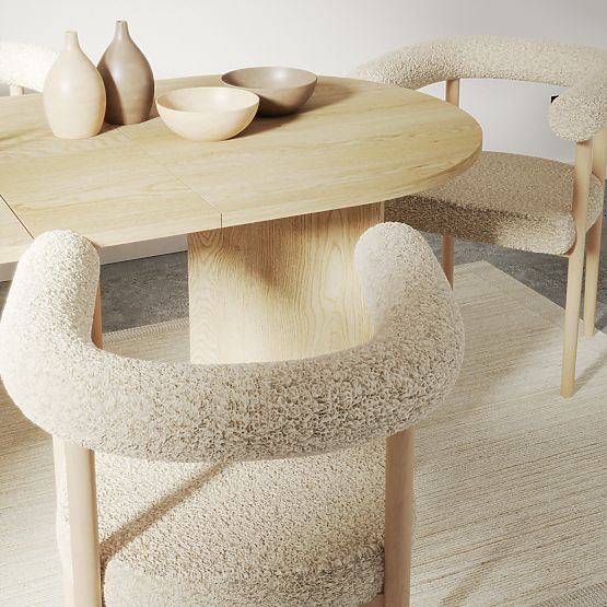 Rozkladací oválny stôl Lou 140-200 cm, Dub Cremona Torro