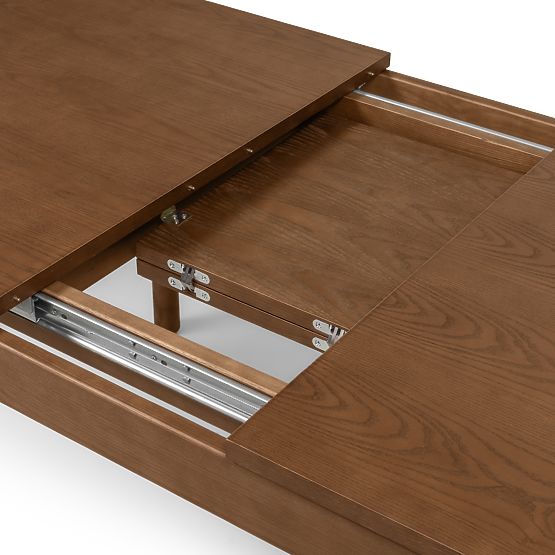 Rozkladací stôl Iselio 160-200 cm, obdĺžnikový, hnedý