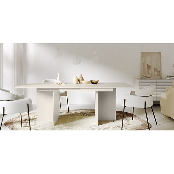 Rozkladací stôl Jose 140-200 cm, obdĺžnikový, kašmírový