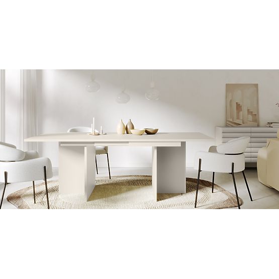 Rozkladací stôl Jose 140-200 cm, obdĺžnikový, kašmírový