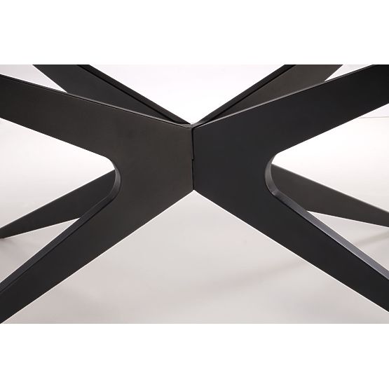Rozkladací stôl SANDRO, čierny (2p=1ks)