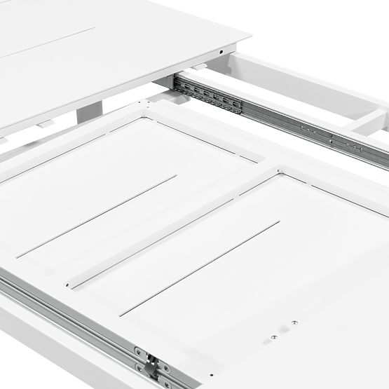 Rozkladací záhradný stôl Marinelli 230-300 cm, hliníkový, biely