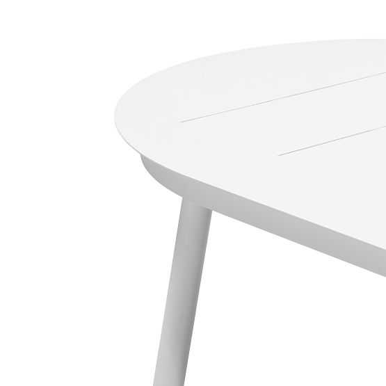 Rozkladací záhradný stôl Marinelli 230-300 cm, hliníkový, biely